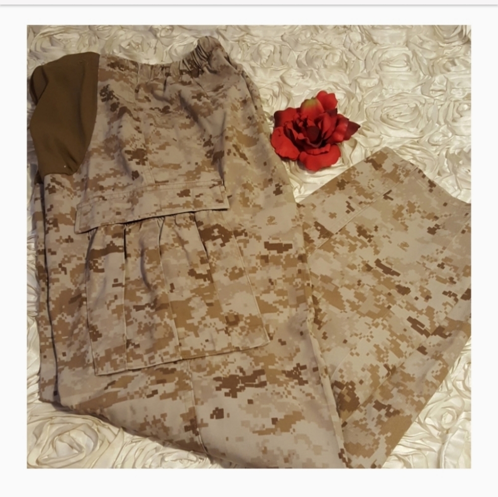 Womens Maternity Pants Cargo Camoflage Sz Small